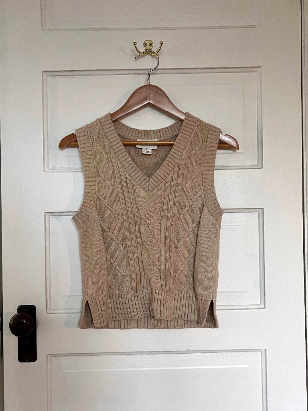 Monki Beige Knit Vest